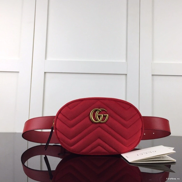First bag ru Bag Belt Gucci GG Marmont 0807